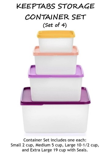 Tupperware keeptabs storage - tupperware,
