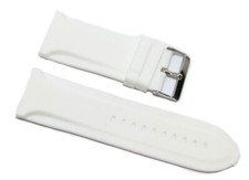 Cinturino in gomma bianco per orologio ansa 28mm tipo panerai new silicone caucc