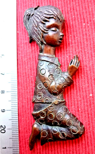 Stupenda antica placca - , bronzo