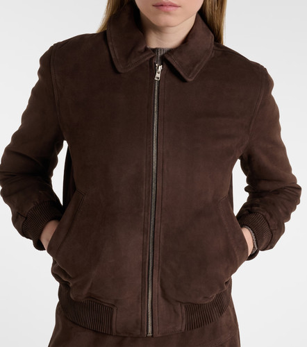 Giubbotto donna pelle marrone
