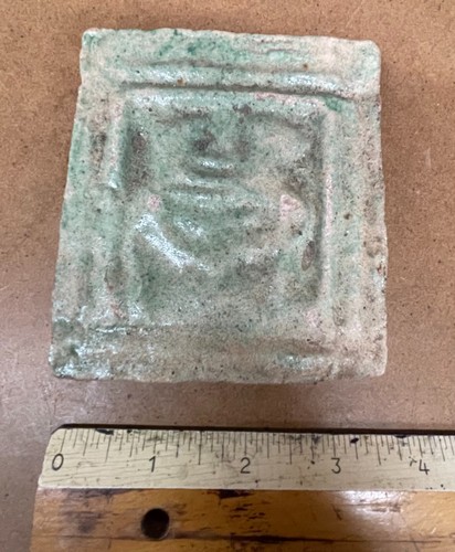 Piastrella medievale smaltata - piastrella,