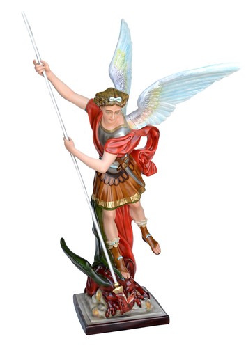 Statua san michele - statua,