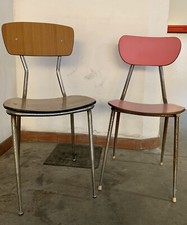 CAMBIO CASA E VENDO TUTTO O QUASI - Due Sedie Formica Vintage Epoca Anni ‘60 ‘70