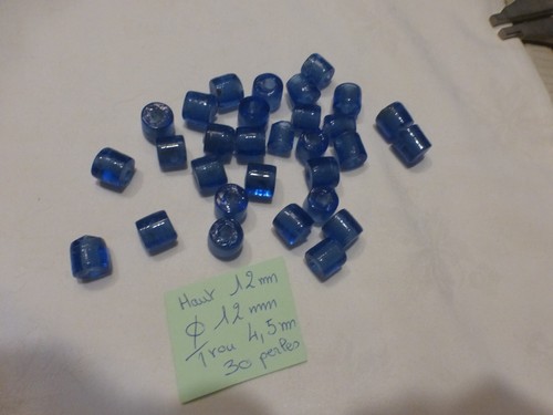 Lot grosses perles - de, tubes
