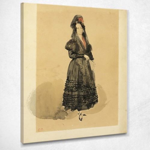 Giovane dama spagnola - dama,