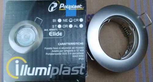 Faretto poliplast alluminio - faretto,
