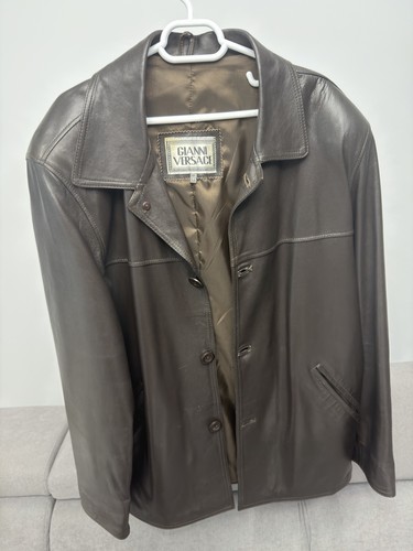 Versace giacca pelle - versace,