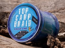 TOP CARP BRAID VALUE LINE ST TRECCIATO AFFONDANTE CARPFISHING SINKING LONG RANGE