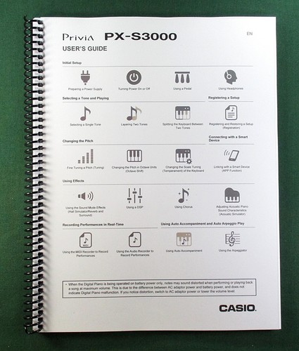 Casio s3000 instruction - casio, px-s3000