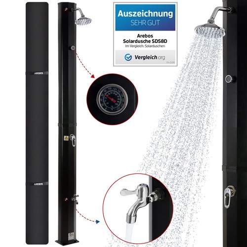 Arebos 35l doccia solare - doccia,