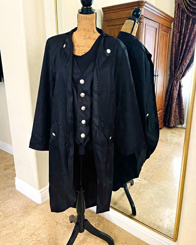 Giacca cappotto uomo nero