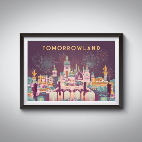 Poster viaggio tomorrowland - poster, da