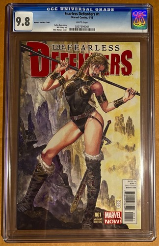 Fearless defenders cgc 8 - 1,
