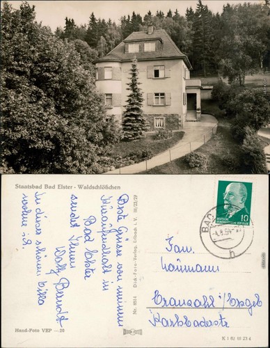 Cartolina bad elster - cartolina,