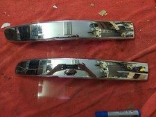 PROTEZIONI CROMATE PARAURTI ANTERIORE FIAT 500 COD 50901686 NUOVO ORIGINALE 