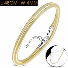 48cm 4mm Collana Ras Del Collo