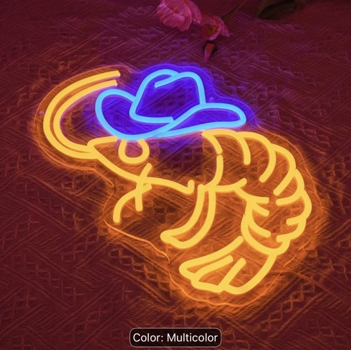 Insegna neon western - western, cowboy