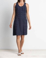 Abito tubino Habitat Vineyard a righe blu navy