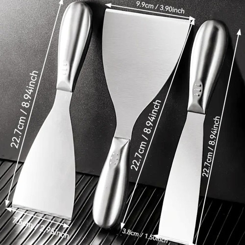 Set spatole acciaio - set, 3