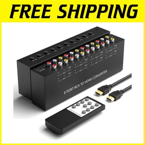 Convertitore rca hdmi 8 - rca,