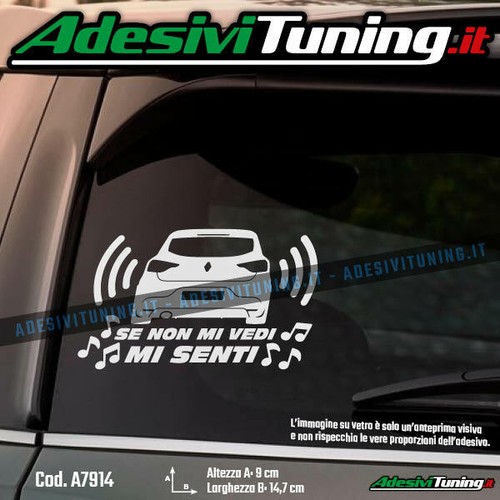 Adesivo renault clio - adesivo,