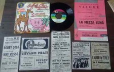 ADRIANO CELENTANO LOTTO 45 GIRI SPARTITO E ALTRO CLAN ANNI 60 E RECENTI