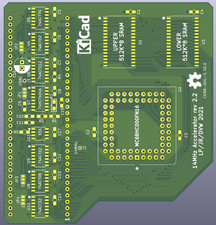 Commodore Amiga500 - PCB for 14Mhz Accelerator (color BLUE)