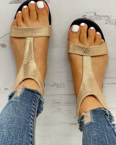 Sandali bassi eleganti - sandali,