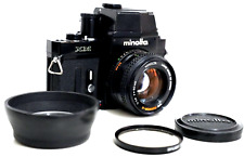 Minolta XM XK X-1  SLR 35mm + Rokkor-X MD 50mm f/1.4 + Hood + Cap + Filters