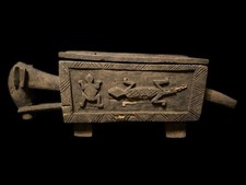 African Tribal Art IMPORTANTE CAVALLO CONTENITORE DOGON MALI
