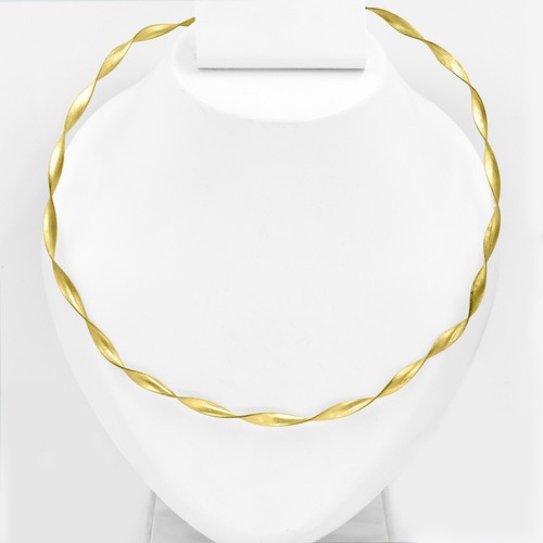 Collana choker piatta oro - in,