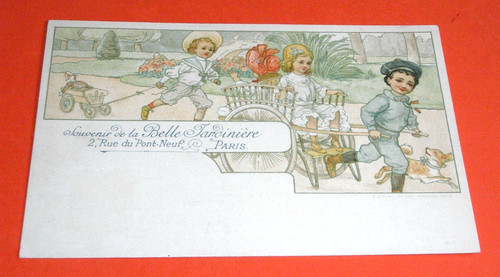 Original art nouveau - , children