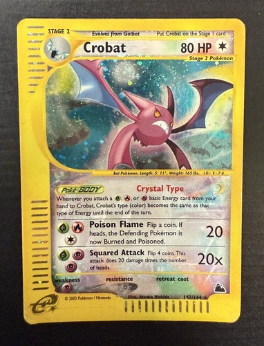 Pokemon card crobat skyridge - card,
