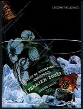 1981 Perrier Jouet Fleur de Champagne 1973 bottiglia foto stampa d'epoca annuncio