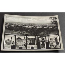 Cartolina Prato - Panorama - Duomo - Piazza S. Francesco - Stazione Centrale