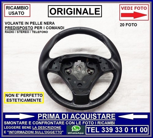 Volante sterzo pelle per - volante,