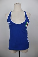 ADIDAS CANOTTA MAGLIA DONNA TG 40 ITALIA WOMAN CASUAL VINTAGE T-SHIRT TOP SPORT