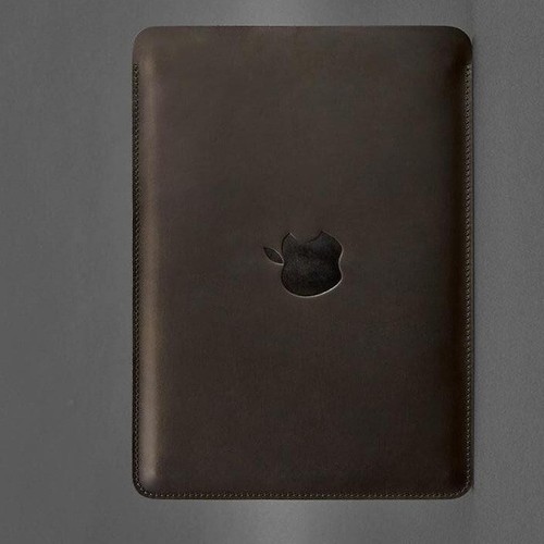 Leather case for macbook - leather,