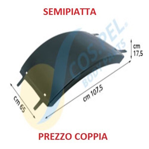 Calotte centrali parafanghi - calotte,