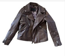 giacca pelle blauer