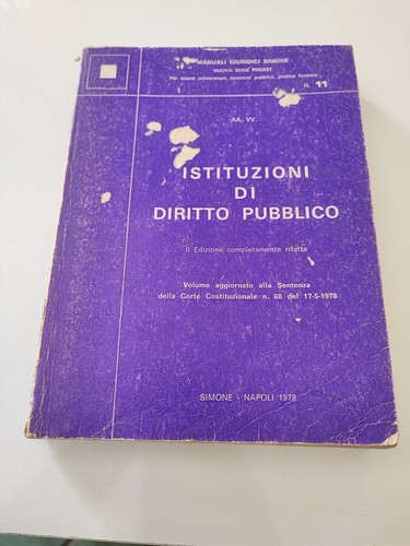 Libro istituzioni diritto - istituzioni,
