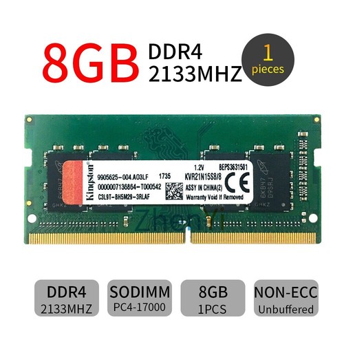 Kingston 8gb ddr4 pc4 - 8gb, pc4-17000