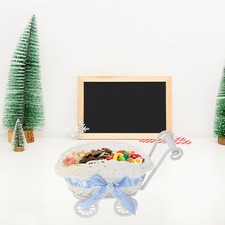  2 Pcs Canestro Paniere Cesto Di Fiori Intrecciati Cestino Decorativo