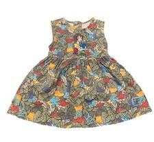 RARO abito vintage Y2K Tarzan AOP ricamato Jane Jungle taglia 2/3T Disney Store