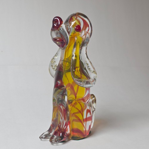 Statuina cane vetro murano - di,