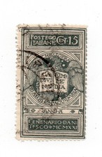 Regno 1921 Dante 15c. grigio