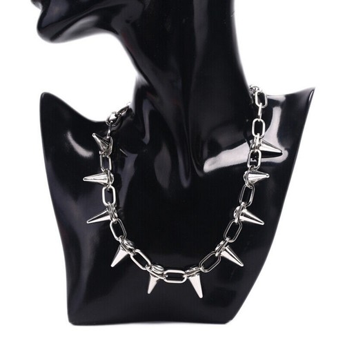 Collana spike rivet - collana, punk