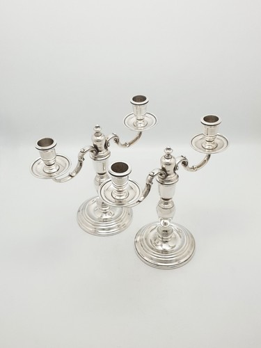 Coppia candelabri tavolo - coppia,