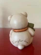 Thun Teddy Primavera Ti Voglio Bene Con Fiori Blu, 2018 Con Scatola Originale