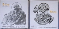 DITTICO VATICANO ARGENTO E ORO ANNO 2023 VERS. PROOF. SAN GIOVANNI E SAN GIACOMO
